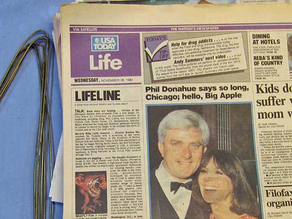 Paper Mache Drogon Build- stack of paper