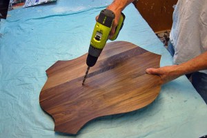 18 Paper Mache Drogon- cut hole in plaque