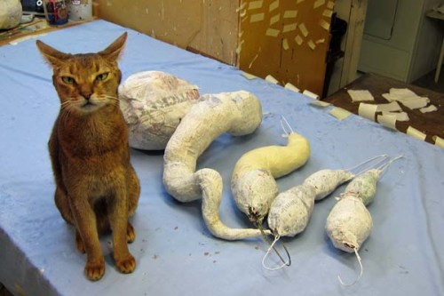 Year of the Paper Mache dragon-with Eddie