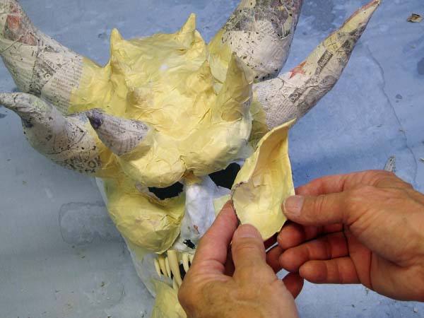 paper mache ear