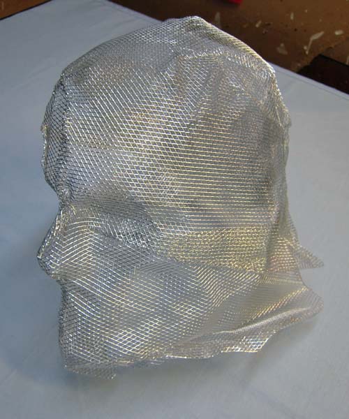 wire armature for paper mache mask