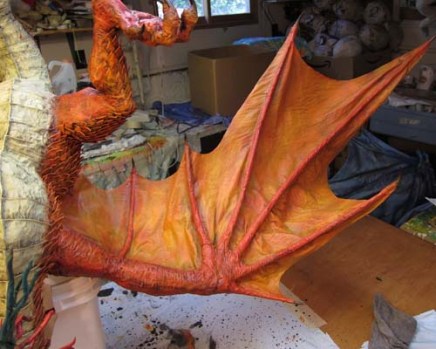 Year of the Paper Mache dragon-blackwash1