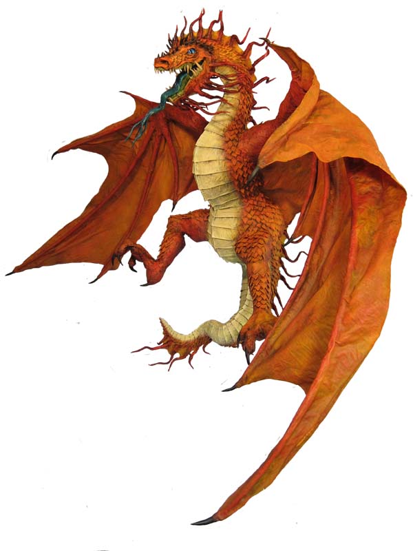 Year of the Paper Mache dragon-side