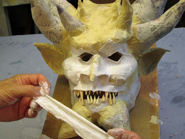 more paper mache lips