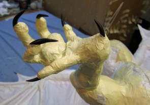 Year of the Paper Mache dragon-bend toes