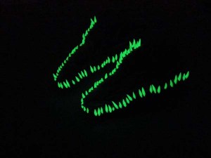 Paper Mache Drogon-at night