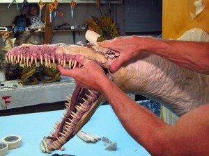 Paper Mache Drogon-add jaws