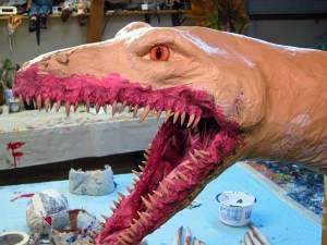 37 paper mache drogon- add eyes
