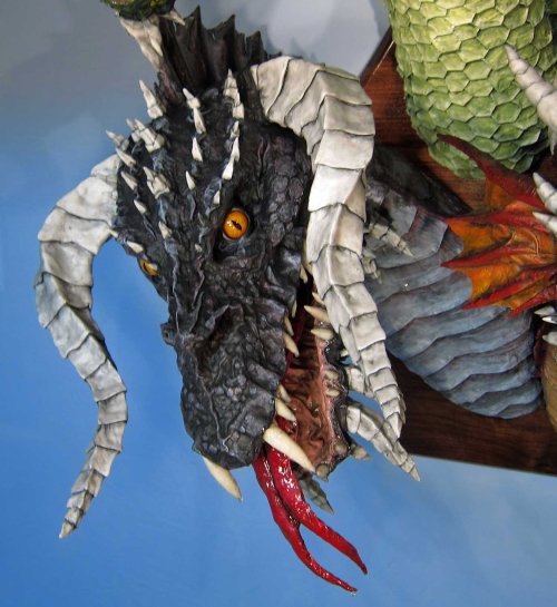 Paper Mache Tiamat - Black3
