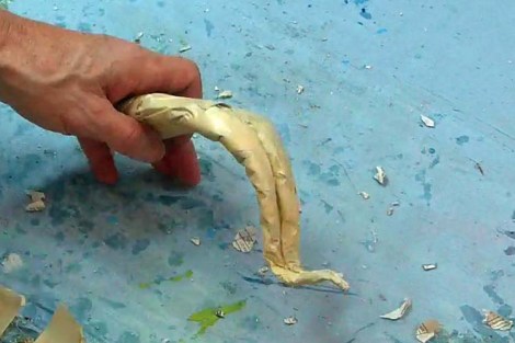 paper mache tongue 2