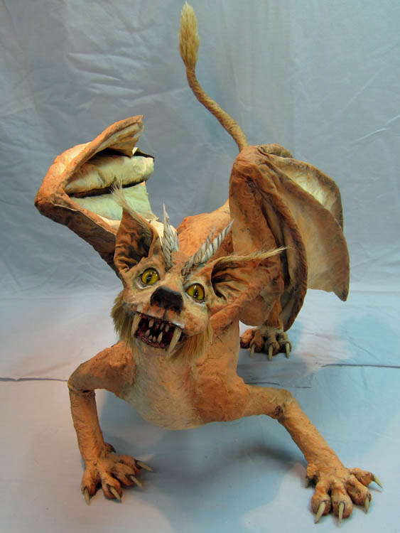 paper mache cate finished - small