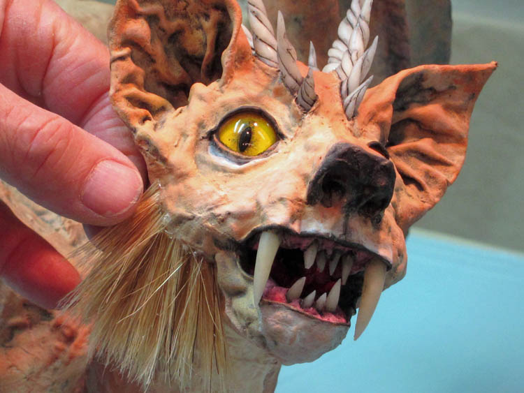 paper mache cat whiskers -small
