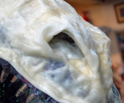 cloth mache nose finished