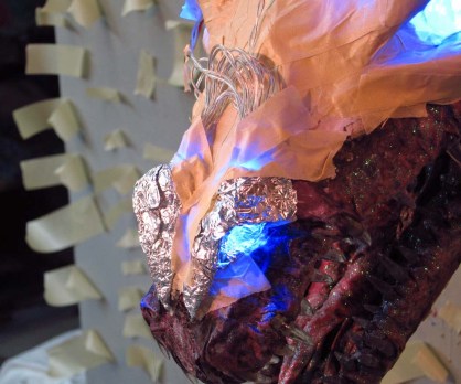 Nostrils with lights on